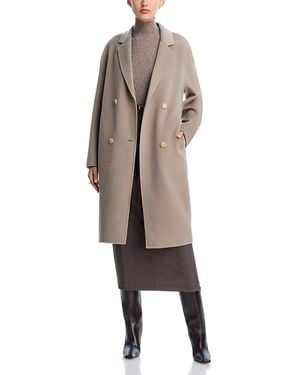 Lafayette 148 New York Wool & Cashmere Coat - Natural