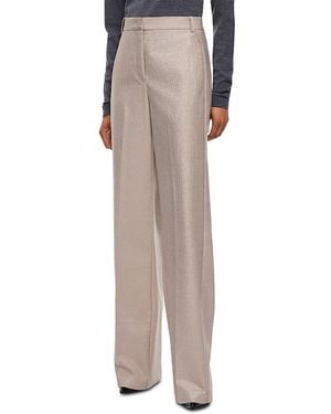 Pinko Citroen Metallic Pants - Gray