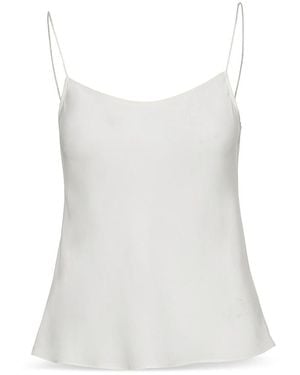 Argent Silk Camisole - White