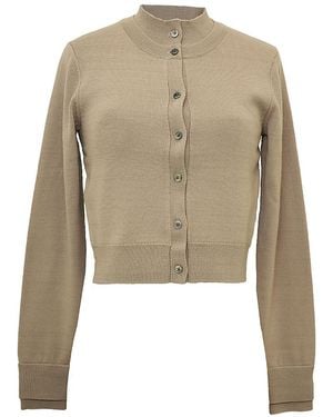 ROKH Layered Cardigan - Natural