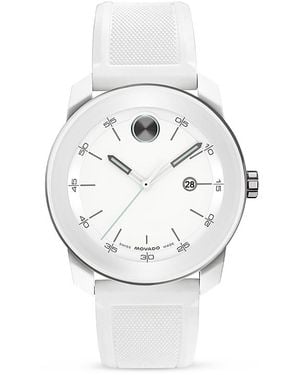 Movado Bold Tr90 Watch, 42Mm - Metallic