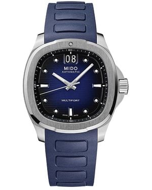 MIDO Multifort Tv Big Date Watch, 41Mm - Blue