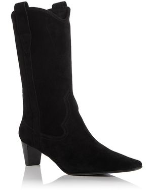 Jeffrey Campbell Mulhall Western Booties - Black