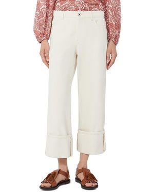 Weekend by Maxmara Wkdgesto Cropped Pants - Natural