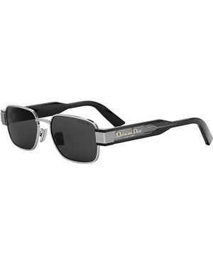 Christian Dior ビジューサングラス NJDO3BECN Dior Christian Dior Label S2U Rectangular Sunglasses in Gray for