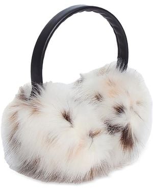 Apparis Esme Faux Fur Earmuffs - White