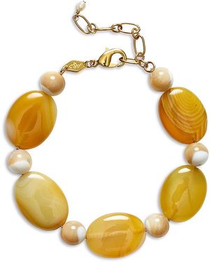 Anni Lu Desert Dreamer Multi Stone Flex Bracelet - Metallic