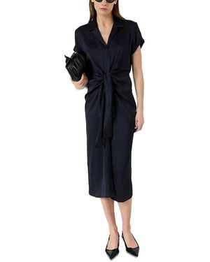 Gerard Darel Rosy Tie Front Dress - Blue