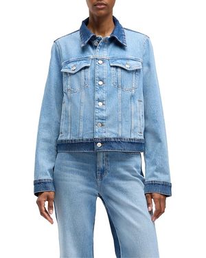 7 For All Mankind Adi Trucker Jacket - Blue