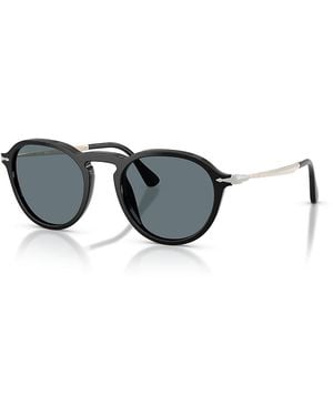 Persol Round Sunglasses, 54Mm - Metallic