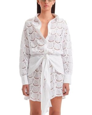 Moeva Nayeli Cover Up Dress Resortwear - White