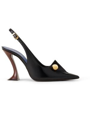 Lanvin Affinity Arch Slingback - Black