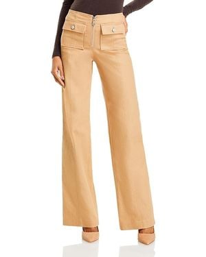 Cinq À Sept Long Azure Cotton Pants - Natural