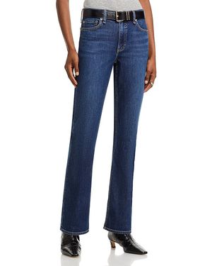 Rag & Bone Peyton Mr. Full Length Mid Rise Bootcut Jeans - Blue