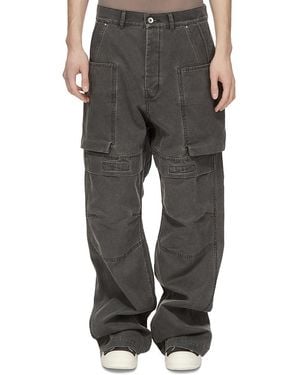 Rick Owens Stefan Regular Fit Cargo Pants - Gray