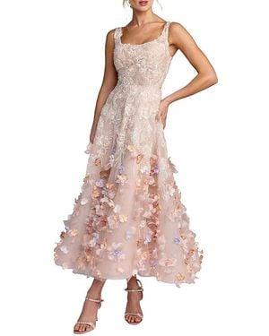 knee length dresses for ladies Mac Duggal Sleeveless Hand Beaded Floral Midi Dress Olive Green #10755 –  Shaide Boutique main image 1