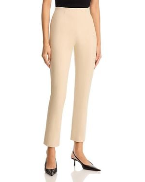 Misook Nia Slim Leg Luxestretch Ponte Pants - Natural