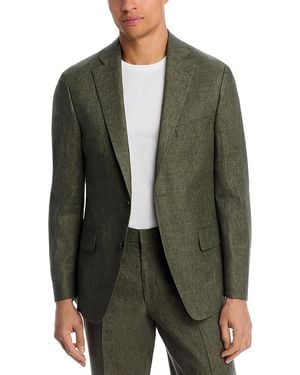 Vince Delave Linen Slim Fit Suit Jacket - Green