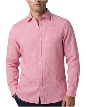 Robert Talbott Morgan Linen Shirt - Pink