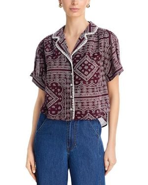 Veronica Beard Ilene Top - Blue