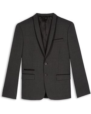 The Kooples Slim Fit Shawl Lapel Suit Jacket - Black