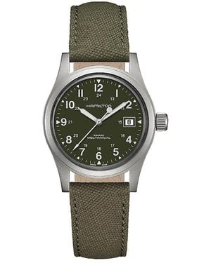 Hamilton Khaki Field Mechanical Watch, 38Mm - Green