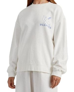 Chinti & Parker Cotton Peanuts Athletics Sweatshirt - Gray