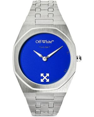 Off-White c/o Virgil Abloh On Time Watch, 39Mm - Blue