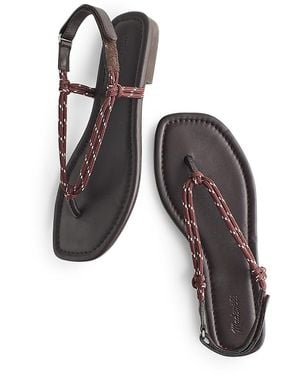 Madewell Aliyah Paracord Sandals - Gray