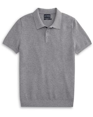 Mack Weldon Tech Linen Polo Shirt - Gray