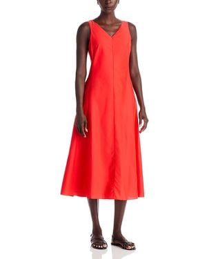 Theory Tie Back Dress - Red
