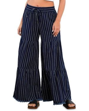 Billy T Fancy Tiered Pants - Blue