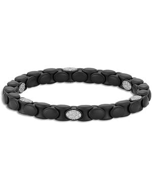 Demeglio 18K & Ceramic Diamond Anacondino Bracelet, 1.11 Tcw - Black