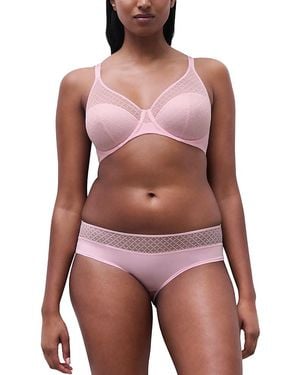 Chantelle Norah Chic Comfort Underwire Bra - Red