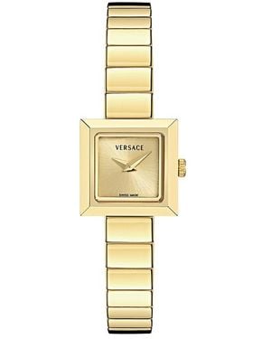 Versace V-Square Petite Bracelet Watch, 18Mm X 18Mm - Metallic