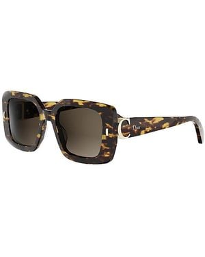 Dior Square Sunglasses, 53Mm - Brown