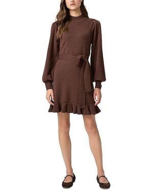 PAIGE Julita Wool Blend Dress - Brown