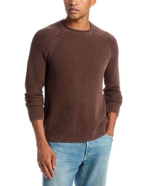 Marine Layer Raglan Roll Neck Sweater - Brown