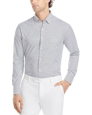 Peter Millar Hanford Performance Twill Button Down Shirt - Blue