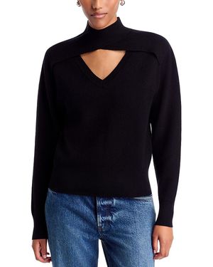 Six Fifty Taylor Long Sleeve Keyhole Top - Blue