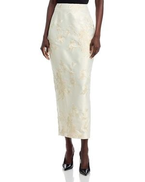 SAU LEE Sutton Embroidered Skirt - Metallic