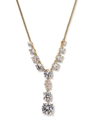Nadri Stellar Y Necklace, 16-18L - Metallic