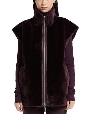 Marella Mllgiurato Faux Fur Vest - Black