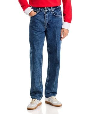 Rag & Bone Fit 4 Straight Leg Fit Authentic Rigid Jeans - Blue