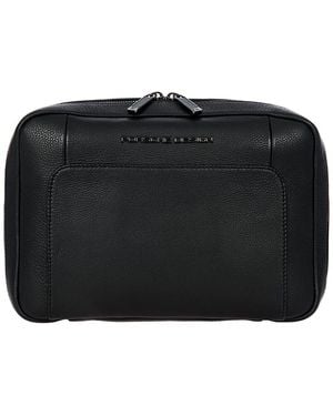 Porsche Design Roadster Leather Washbag - Black