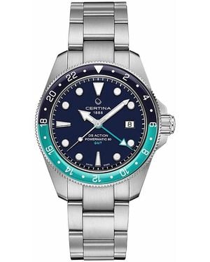 Certina Ds Action Gmt Watch, 41Mm - Blue