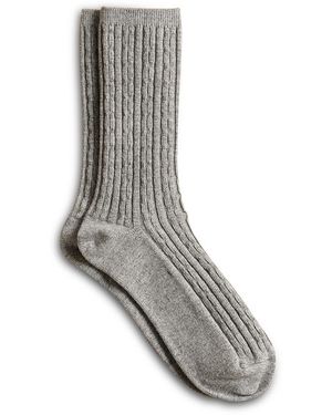 Jenni Kayne Cable Socks - Gray