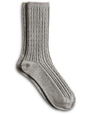 Jenni Kayne Cable Socks - Gray