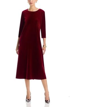 Caroline Rose A Line Dress - Red
