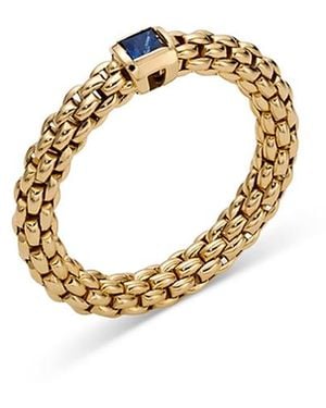 Fope 18K Souls Sapphire Flex'It Ring - Metallic